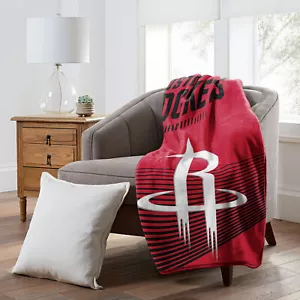 NBA Officially Licensed Houston Rockets 60" x 80" Microfiber Throw Blanket - Picture 1 of 3