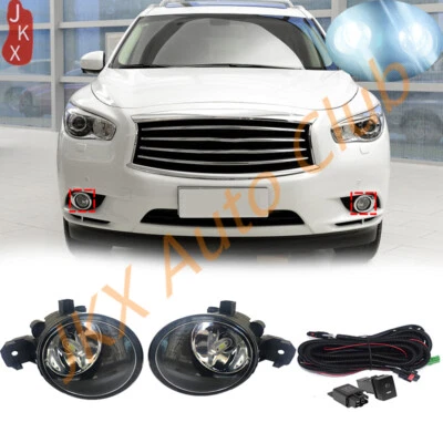 Luz antiniebla LED parachoques 2 piezas con kit de cableado x PARA NISSAN MURANO PARA INFINITI QX60 G37 Foto 1 de 4