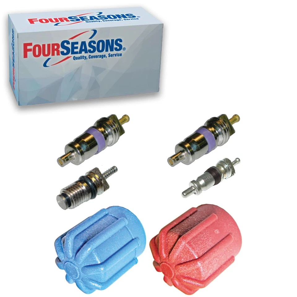 4 Seasons A/C System Valve Core and Cap Kit For 2004-2005 Porsche Cayenne — 第 1/2 张图片