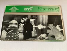 DOCTOR WHO AND THE DALEKS COLLECTABLE BT PHONE CARD Uk Freepost