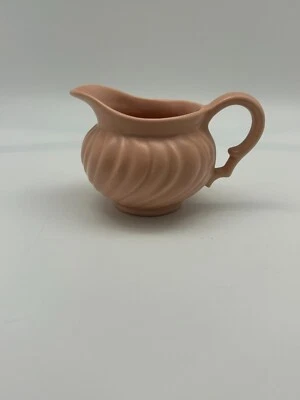 Prato vintage Franciscan Ware Coronado redemoinho cetim coral creme - Imagem 1 de 4