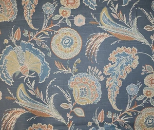 Malaya in Classic BTY Richloom 100% Cotton Slub 54" Wide Floral - Picture 1 of 2