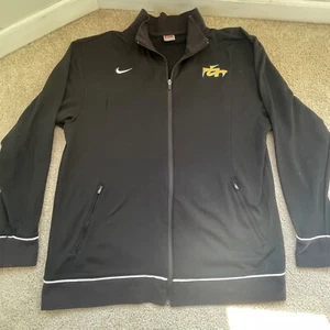 Nike Teamjacke Herren XL extra groß schwarz Leichtathletik Swoosh Logo unbekanntes Team - Bild 1 von 18