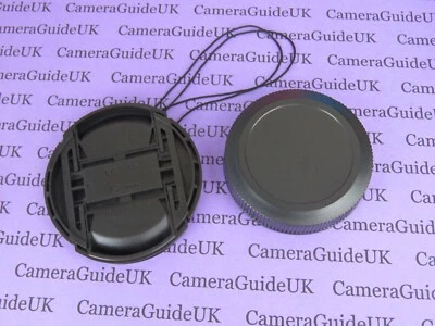 72mm Centre Pinch Front Lens Cap and Rear Lens Cap for Canon RF 72mm lenses - Image 1 of 3