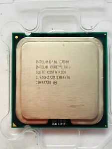Intel Core 2 Duo E7500 2.93Ghz 2-Core LGA775 Desktop Processor - Picture 1 of 1