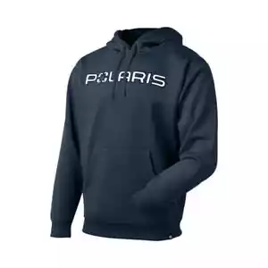 POLARIS Men's ROGUE Comfortable NAVY HOODIE Hooded Sweatshirt - M or L - NEW - Picture 1 of 1