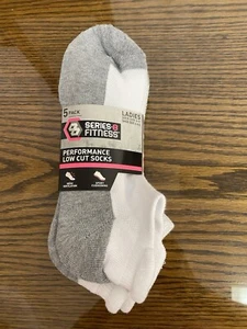 Socks Ladies Low Cut 5 Pack Series-8 Fitness Performance Shoe Size 5-9.5 NEW - Picture 1 of 5
