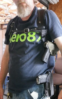 Hi-Point YC9 Yeet Cannon  Custom Kydex Holster FBI SHOULDER RIG 12 - Image 1 of 4