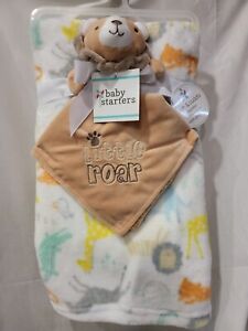 Baby Starters Baby Blanket with Plush Toy, Lion Little Roar **BRAND NEW**
