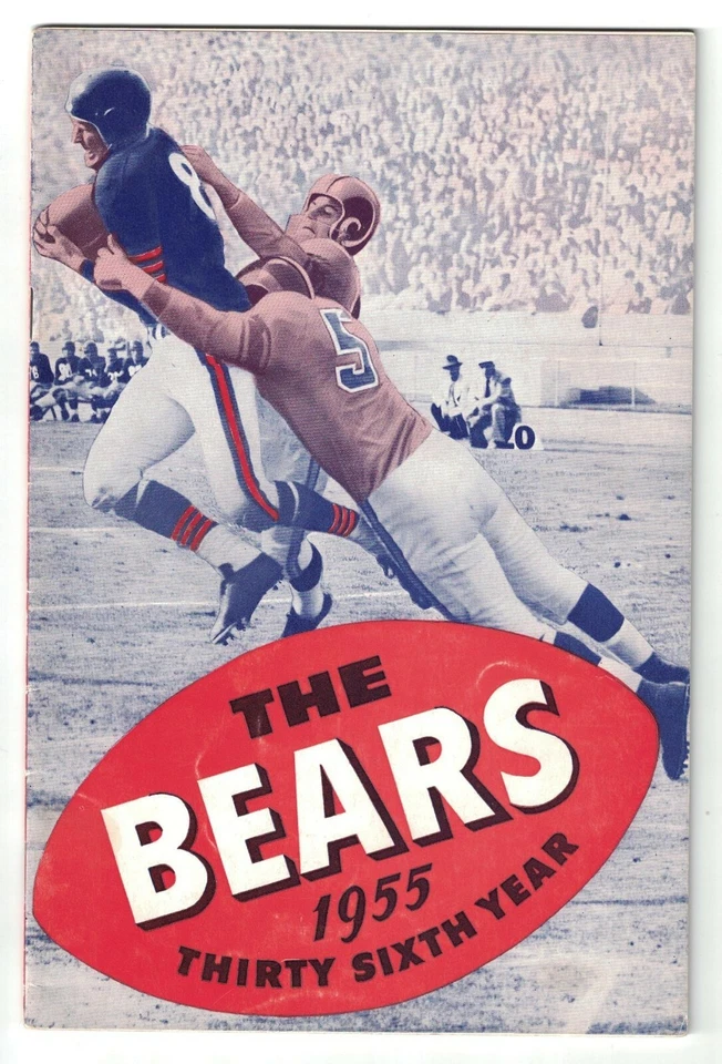Chicago Bears 1955 Football Media Guide George Halas - Image 1 of 1