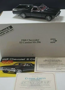 DANBURY MINT 1968 CHEVROLET EL CAMINO SS-396 1:24 SCALE DIE CAST MIB - Picture 1 of 11