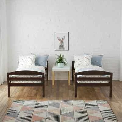 Better Homes & Gardens Leighton Solid Wood Twin-over-Twin Convertible Bunk Bed,  - Image 1 of 4