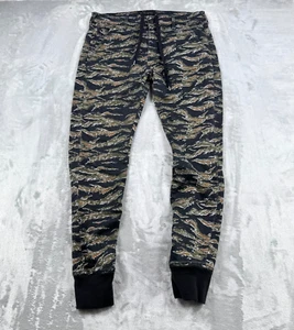 Pantalones de chándal True Religion Runner para hombre 32 camuflados rayas de tigre elásticos informales - Imagen 1 de 16