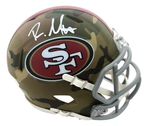 Raheem Mostert Signed San Francisco 49ers Camo Mini Helmet JSA COA Autograph - Picture 1 of 4