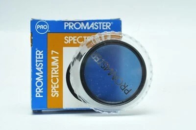 Filtro de vidrio Promaster 49 mm 80B color azul para lentes Pentax, Canon, Nikon Foto 1 de 2