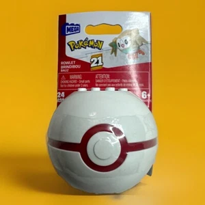 Mega Construx Pokemon Rowlet Series 21 Builder Set Premier Ball 24 Pcs BNIP HOT - Picture 1 of 9