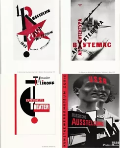 EL LISSITZKY Constructivist AVANT-GARDE Richly ILLUSTRATED ALBUM Dresden 1967 - Imagen 1 de 20