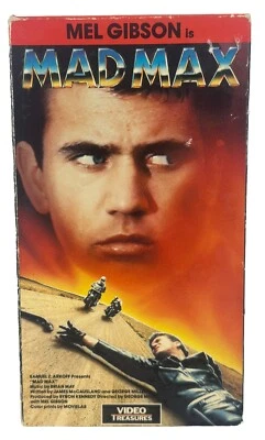 Mad Max (VHS) Video Treasures 1990 Mel Gibson Fast Free Shipping - Image 1 of 4