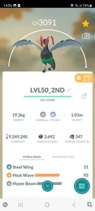PVP BEAST! ✨ LVL50 REGULAR UNZEFANT w/2ºMOVE!! ✨ - PKMN GO!!! - NOT REGISTERED - Picture 1 of 2