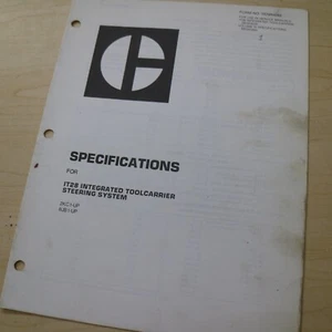 CAT IT28 Wheel Loader STEERING SYSTEM Specifications shop Service Manual repair - Picture 1 of 5