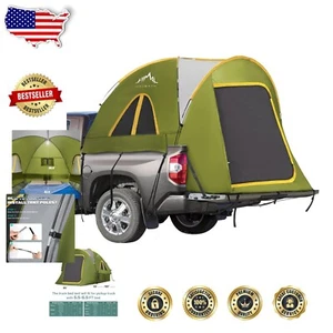 Spacious Portable Truck Tent - Waterproof with Fiberglass Poles for Camping - Picture 1 of 9