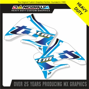TM 125 250 2005 2006 2007 MOTOCROSS RAD SCOOP GRAPHICS DECALS STICKERS - Picture 1 of 1