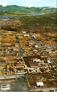 Bellingham WA Aerial View Brooks Lumber Advertising Washington postcard H523 - Picture 1 of 2