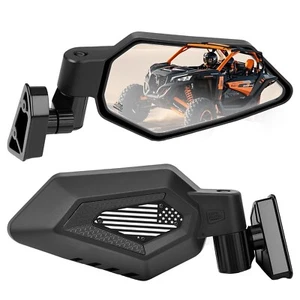 UTV X3 Side Mirrors Spring Back Feature for 2017-2025 Can Am Maverick X3& X3 Max - Bild 1 von 8