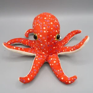Peluche Wild Republic Octopus 7" ancho rojo K&M Int. Juguete - Imagen 1 de 8