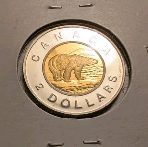 Canada - 2000 Proof Two Dollar Coin, Silver With Gold Plating - Picture 1 of 2