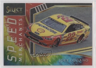 2017 Panini Select Speed Merchants Tie-Dye Prizm /24 Joey Logano #S7 - Image 1 of 3