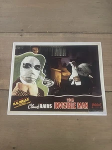 Tarjeta de vestíbulo de película The Invisible Man reproducción 11 X 14 - Imagen 1 de 1