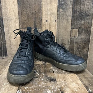 Nike SF Air Force 1 Mid Black Dark Hazel Mens 11.5 917753-002 Military Style - Picture 1 of 16