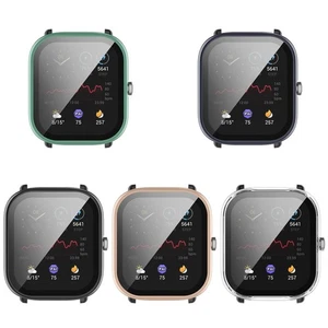 Shell Cover Case+Film Screen Protector PC Tempered Glass For Amazfit GTS 2 Mini - Photo 1 sur 17