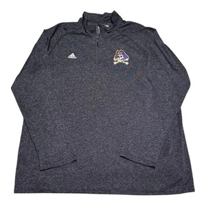 Adidas East Carolina University Pirates 1/4 Zip Lightweight Pullover Adult 2XL - Imagen 1 de 5