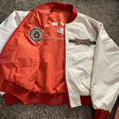 Редкая винтажная двусторонняя куртка-бомбер Levi Strauss & Co San Francisco L мужская - Изображение 1 из 4