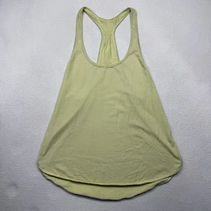 Lululemon Singlet Tank Top Heathered Sheer Lemon Yellow W1E34S - Picture 1 of 4