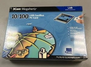 3Com Megahertz 10/100 LAN CardBus PC Card - 3CCFE575CT - Factory Sealed! - Picture 1 of 3