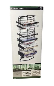Atlantic BluRay DVD Torre Almacenamiento Medios CD Rack Multimedia Soporte 28 (Sin Tornillos) - Imagen 1 de 4