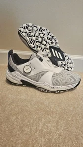 Men’s Size 10.5 adidas Codechaos BOA 25 Golf Cloud White Navy Shoes IH5142 - Picture 1 of 15