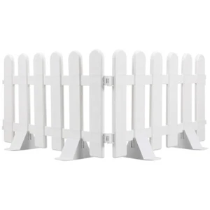 2 Pcs Garden Border Fence Yard Decorative Base Plastic Picket Indoor Toddler - Picture 1 of 11