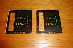 2 Bally Pinball Coin Entry Plastics, New, Cheap Shipping! - Imagen 1 de 2