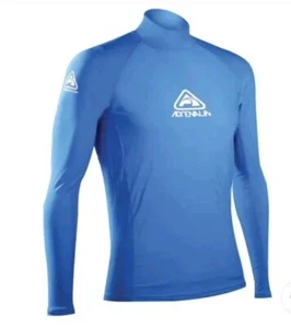 Mens NWT Long Sleeve Adrenalin Vivid Rash Guard Sun Protection Swim top Blue XXL - Picture 1 of 8