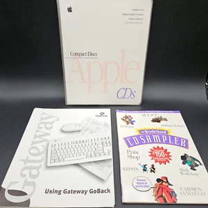 Vtg 1990s Apple Macintosh Teacher Software CD Discs And Vinyl Case Broderbund - Picture 1 of 16