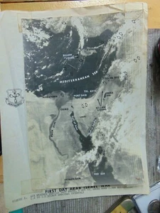 1973 VINTAGE Foto ISRAEL Original Foto LUFTWETTERDIENST MILITÄR RAR - Bild 1 von 7