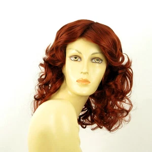 mid length wig for women copper intense ref: PRISCILIA 350 PERUK - Picture 1 of 8