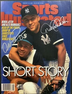 Derek Jeter Signed Sports Illustrated Mag 2/24/97 No Label Arod Autograph JSA - Picture 1 of 10