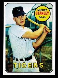 1969 topps #13 Mickey Stanley EXMT+ Tigers - Imagen 1 de 2