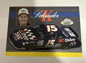 1992 Ken Schrader AC-Delco 15 Vintage NASCAR Hero Card 5.5” x 8.0” Rare - Picture 1 of 2