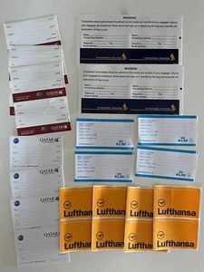Airlines name stickers set brand new Qatar Lufthansa KLM - Picture 1 of 1